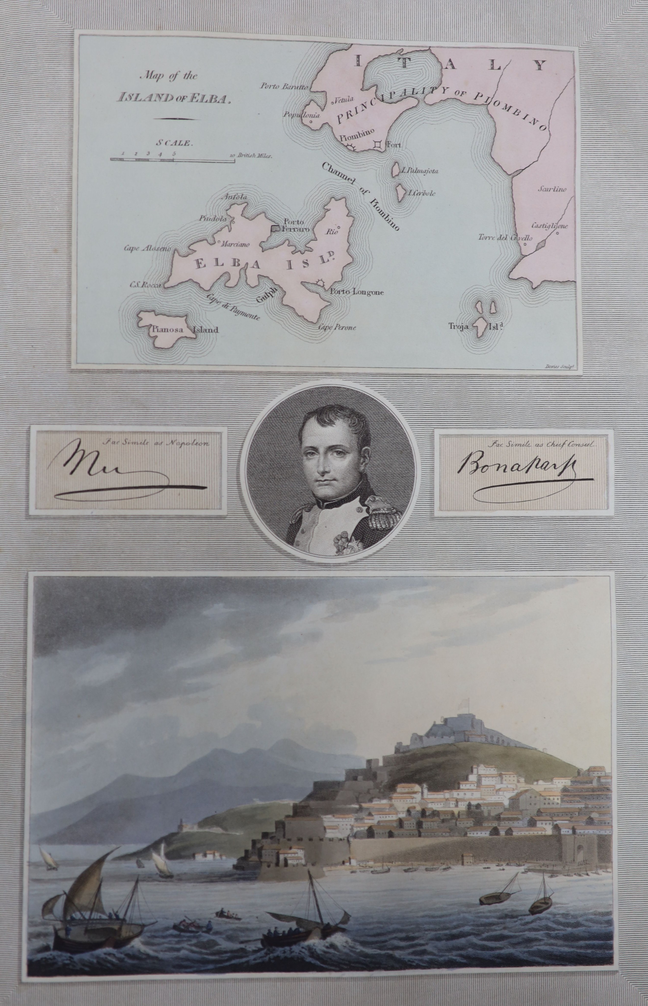 Bowyer, Robert - An Illustrated Record of Important Events in the Annals of Europe, first edition, folio, rebound quarter blue morocco, with 21 plates, T. Bensley, for Robert Bowyer, London, 1815